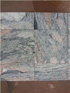 Multicolor Smoga Red Granite Slabs Floor Tiles