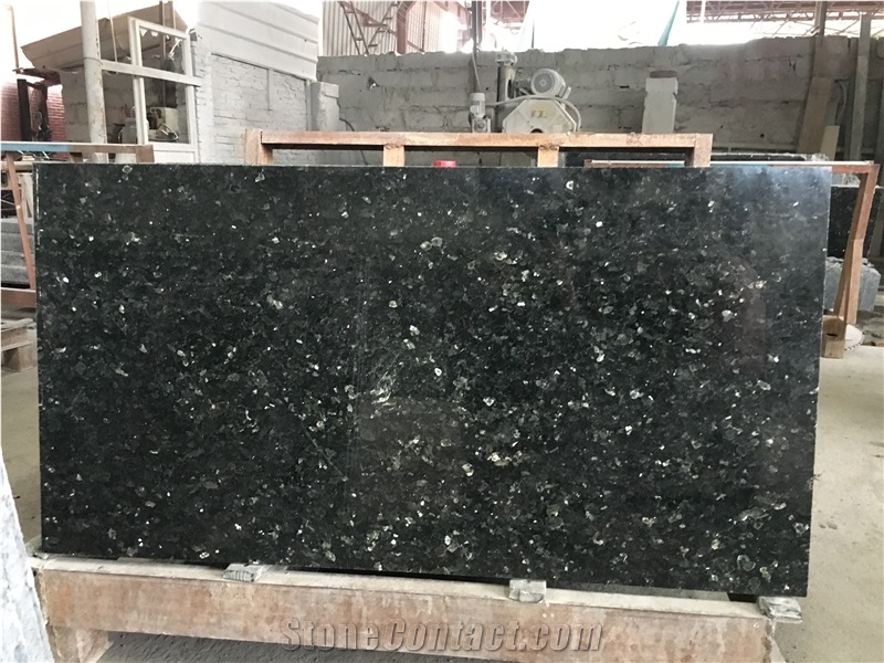 Norway Labrador Black Emerald Granite Slabs Price