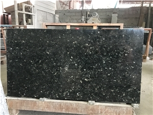 Norway Labrador Black Emerald Granite Slabs Price