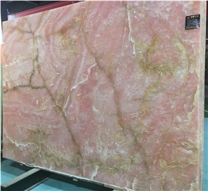 Sapphire Pink Onyx Stone Slab Price
