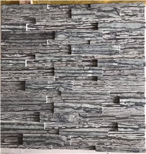 Sky Moire Green Wood Grain Marble Wall Floor Tiles