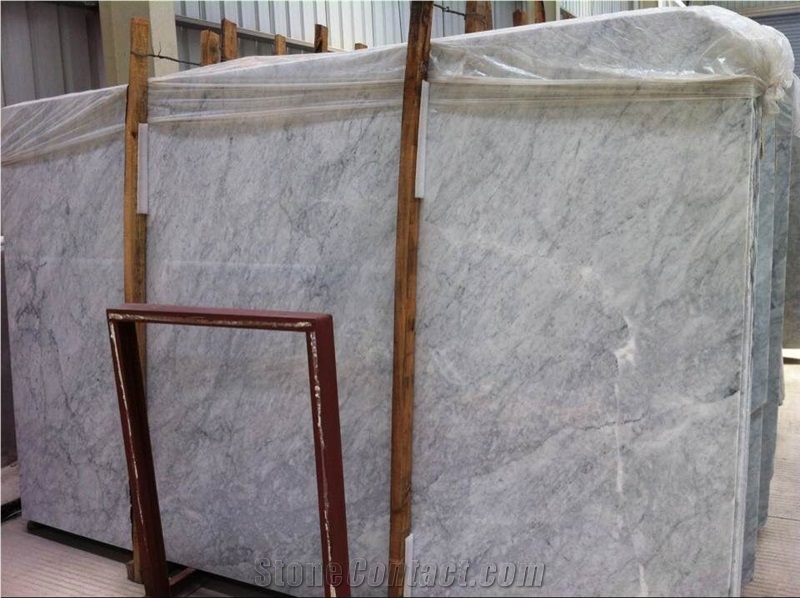 Cheap Italy Carrara White Marble Slab&Tile