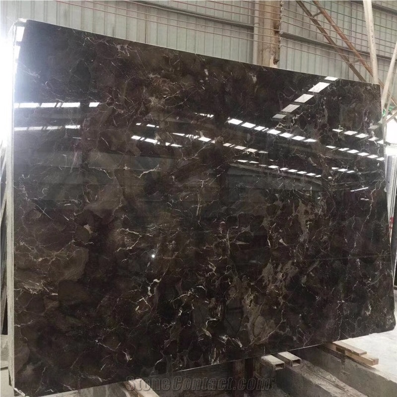 China Dark Emperador Marble Slab for Wall & Floor