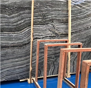 Black Wooden Marble