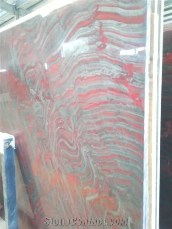 Brazil Red Iron Red Granite Slab Polished