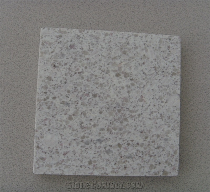 China White Pearl White Granite Slab Polished