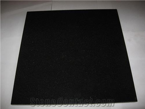 China Black Shanxi Black Granite Slab Polished