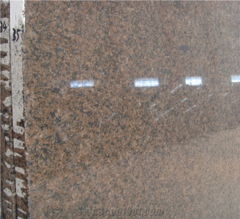Saudi Arabia Brown Tropical Brown Granite Slab Polished