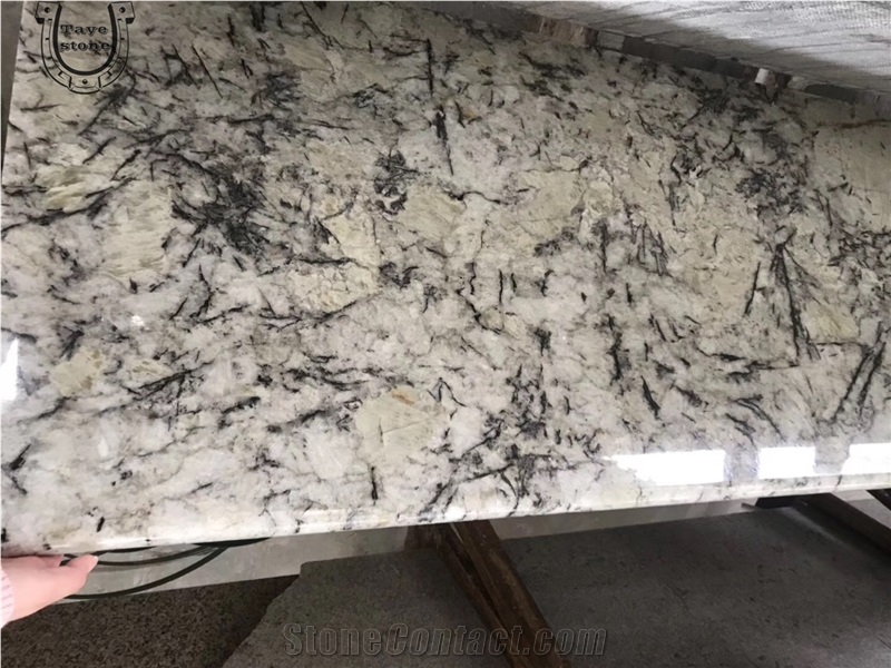 Blue Ice Granite, White Granite Kitchen Countertops