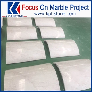 Angel Cream Marble Wall Design Columns for Hotel