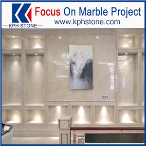 Anqi Beige Marble Indoor Wall Tile for Four Season