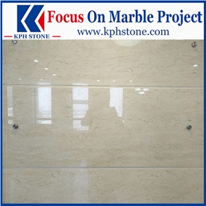 Bela Beige Marble Bathroom Floor Tiles for Novotel