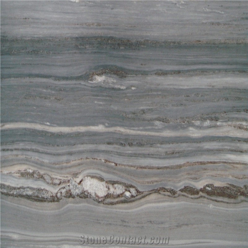 Blue Wood Palissandro Marble Wall Decor for Lbis
