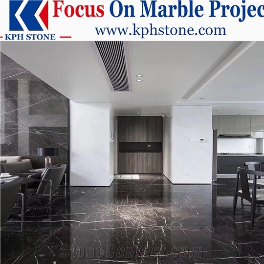 Brown Gold Marble Kitchen Floor Slabs&Tiles