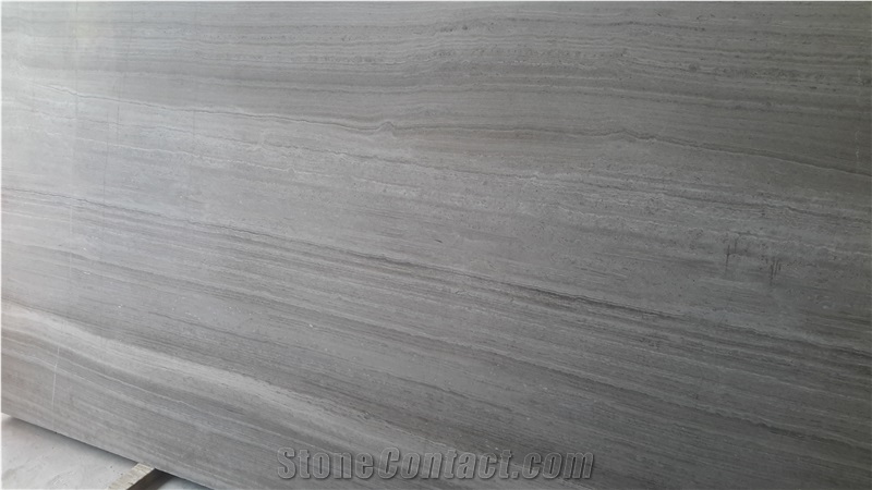 China Grey Wood Grain Marble Slabs&Tiles