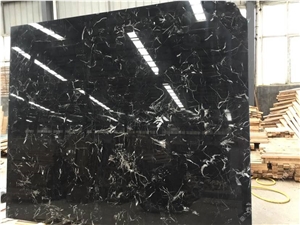 China Ice Black Marble for Top Hotel Decor