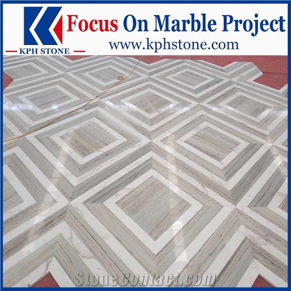 Crystal Wood White Marble Floors&Walls&Tiles&Slabs