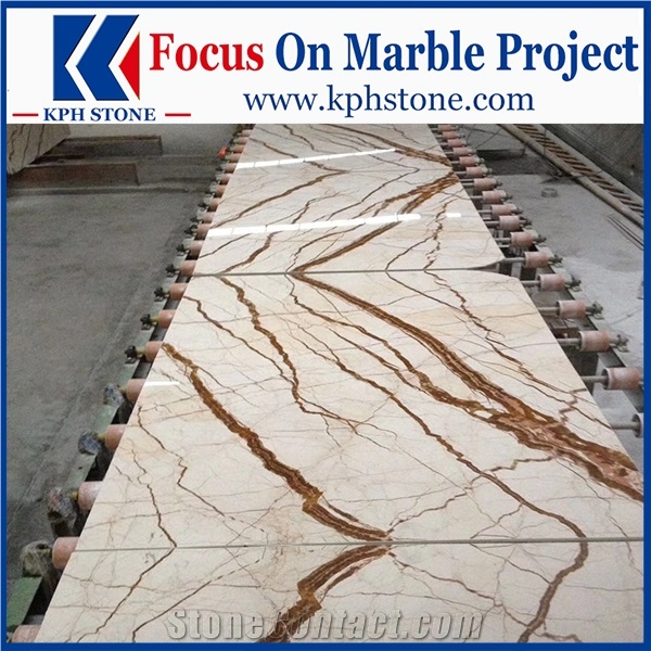Golden Beige Marble Floors&Walls&Tiles&Slabs