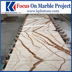 Golden Cream Marble Floors&Walls&Tiles&Slabs