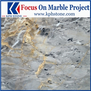 Golden Tundra Spider Marble Slabs