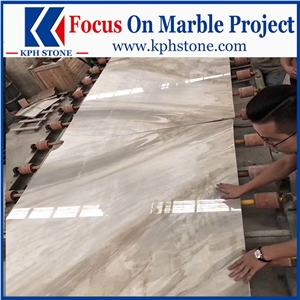 Italy Macedonian White Marble Reception Slabs&Tile
