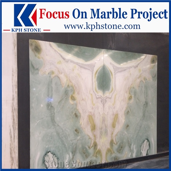Jade Green Marble Slabs/Tiles/Walls