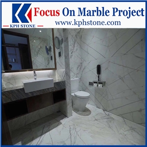 Milas New York Marble Bathroom Floor Tiles