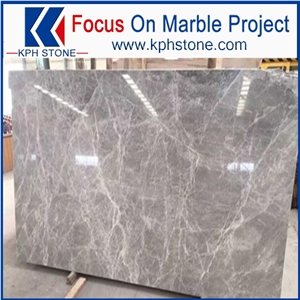Natural Silver Mink Grey Marble for Interior Decor