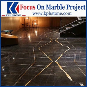 Nero Tunisi Black Marble Floors&Walls&Tiles&Slabs