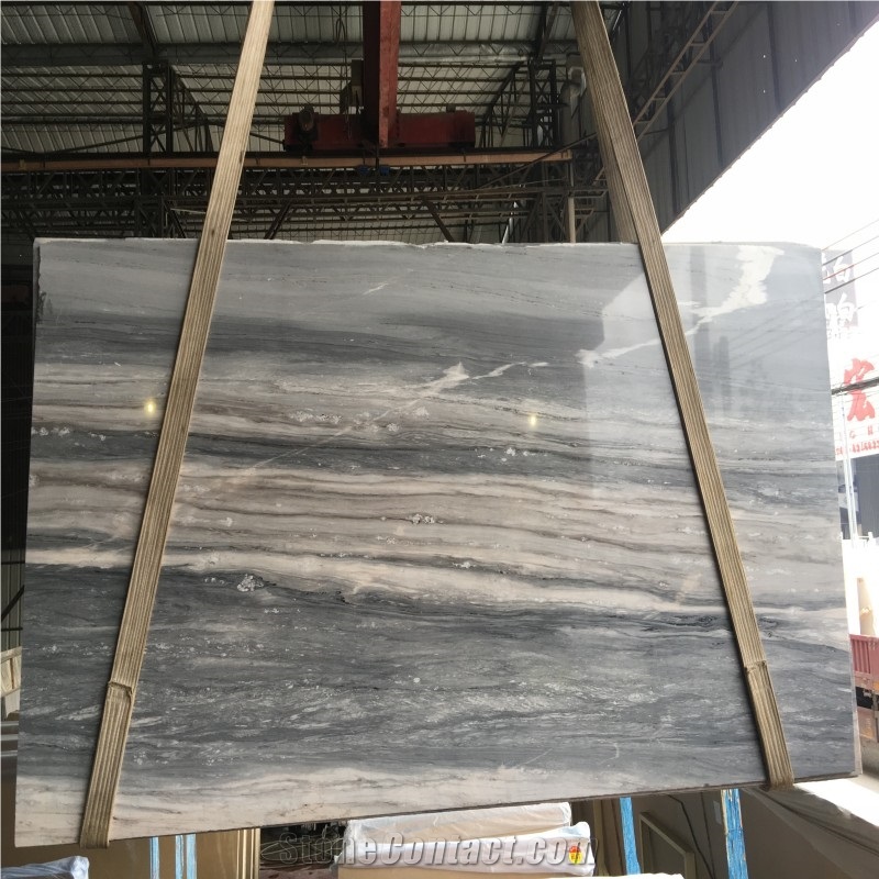 Palissandro Blue Marble Slabs for Hotel Project