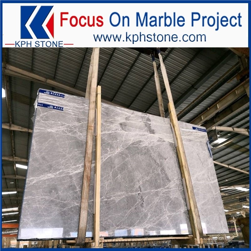 Polished Ultraman Grey Marble for Hotel Building