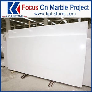 Pure Crystal White Marble Slab