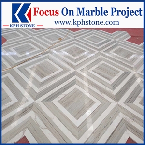 Striato Bianco Wooden White Marble Tiles&Slabs