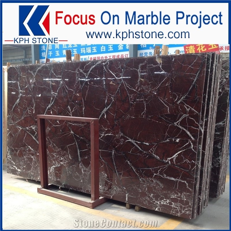Top Grade Coral Red Marble Slabs