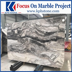 Venice Brown Marble Slabs for Ramada Hotel Project