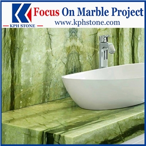 Verde Pavone Green Marble Floors&Walls&Tiles&Slabs