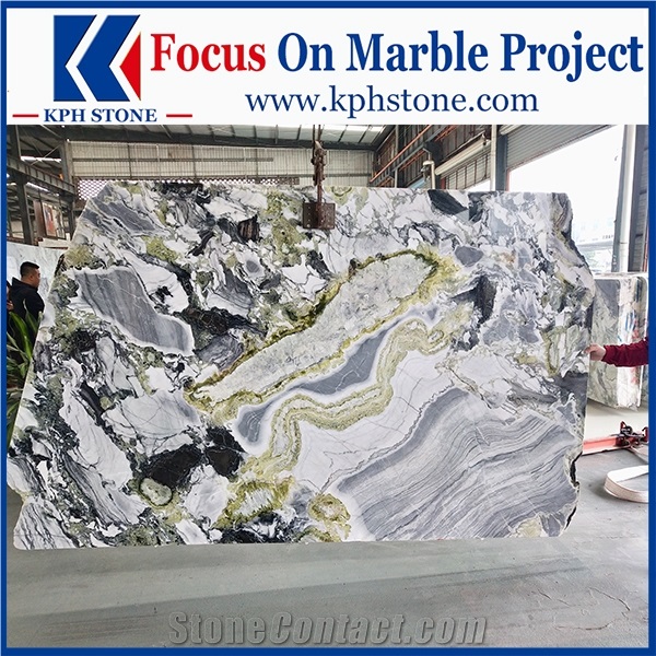 White Beauty Marble Reception Walls&Floors Tlies