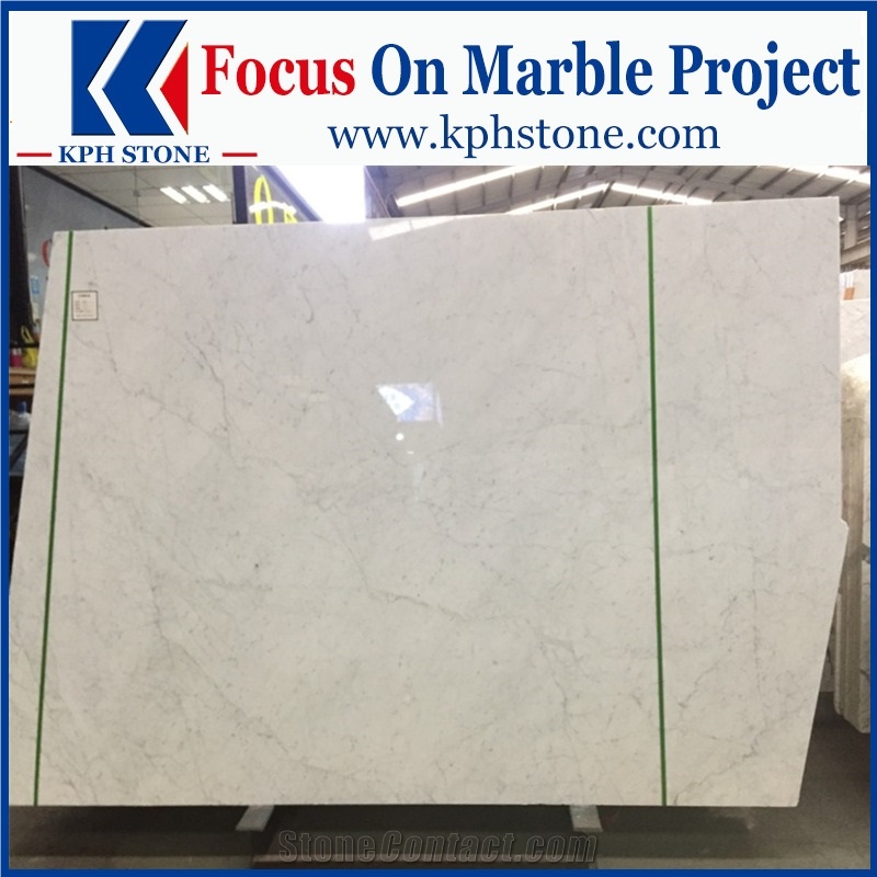 White Carrara Marble Floor Tile for Wynn Las Vegas