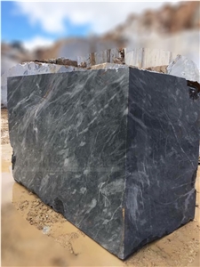 Azure Grey Marble Block