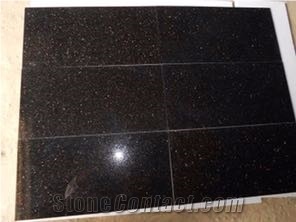 Black Galaxy Granite Tiles, India Black Granite