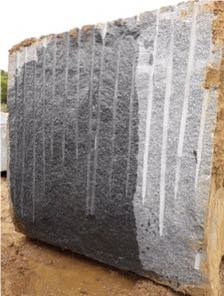 Impala Black Granite Block, India Black Granite