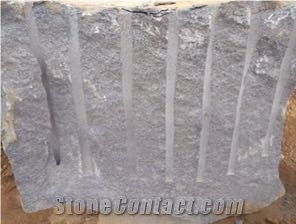 Steel Grey Granite Rough Block