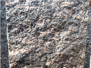 Tan Brown-Pit-2, Tan Brown Granite Block