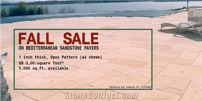 Mediterranean Sandstone Pavers