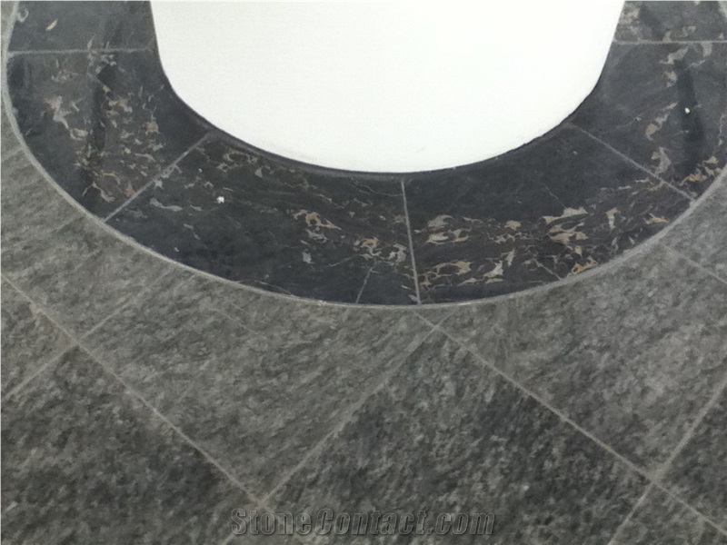 Grigio Argentato Marble Floor Pattern