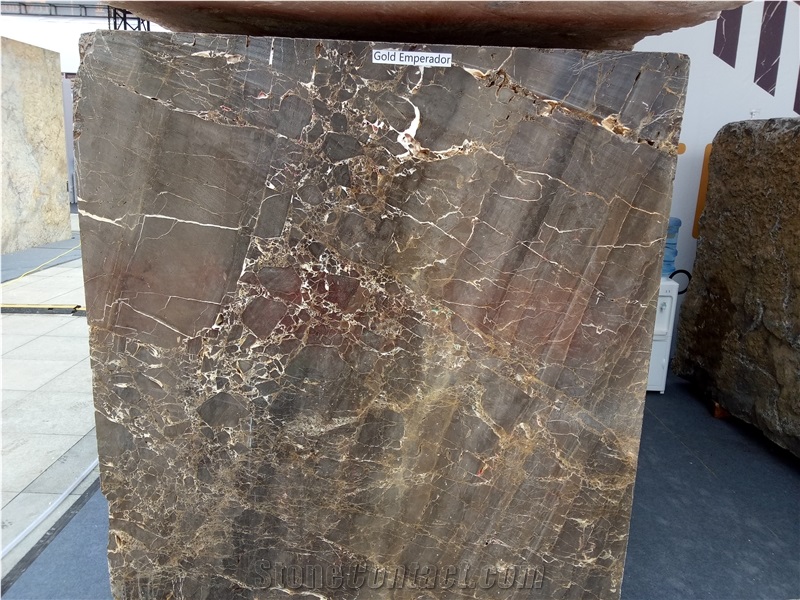 Gold Emperador Marble Blocks