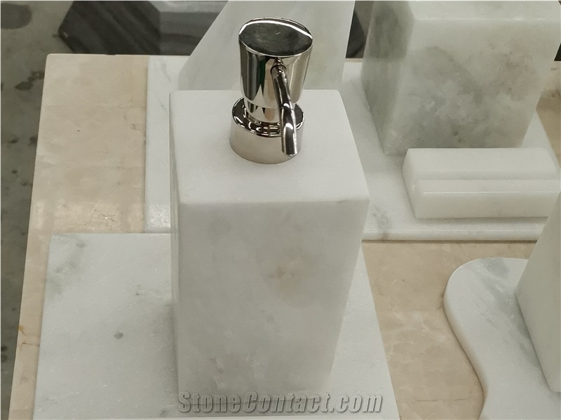 Glorious White Marble Soap Dish ,Bath Accessories
