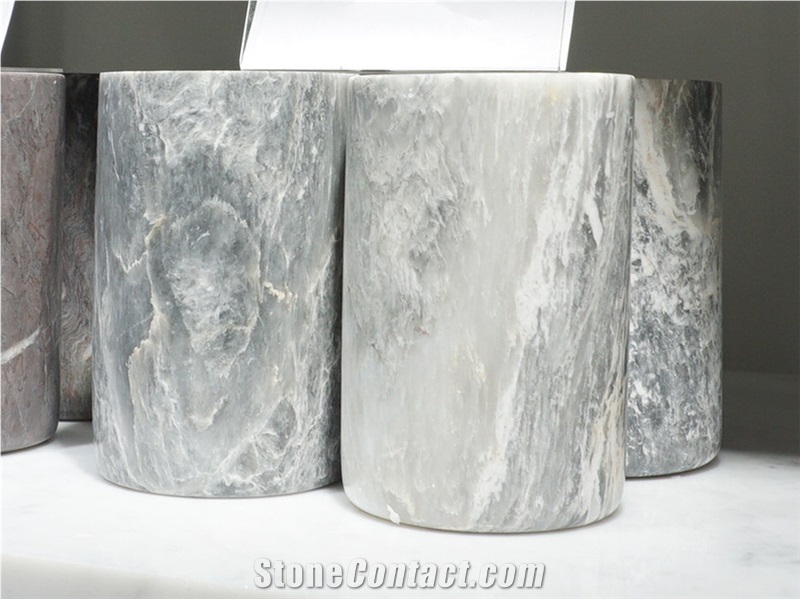 Ziarat Grey Marble Cup Bath Tumbler,Bathroom Set