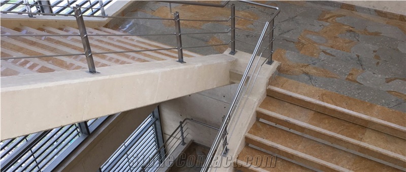 Sinu Aquamarina Limestone Staircase