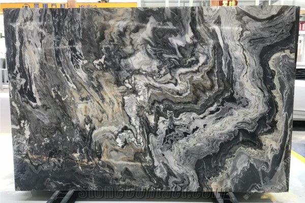 Australian Gray Wave Marble Slabs
